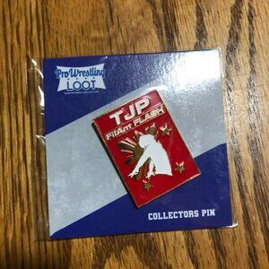 TJP TJ Perkins FilAm Flash Wrestling Collector's Pin
